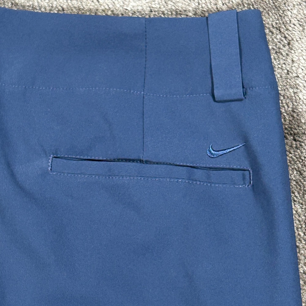 Nike Golf Shorts Womens 8 Navy Blue Solid Dri-FIT Performance Athletic 256862410 - Picture 12 of 13